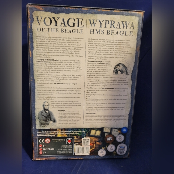 Brand NEW, OPENED Boardgame Robinson Crusoe -Voyage of the Beagle Expansion Box - Picture 3 of 11